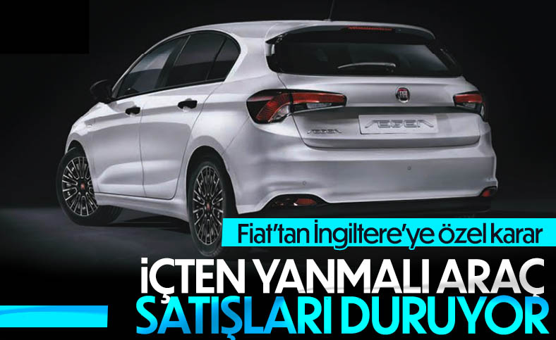 Fiat, İngiltere'de içten yanmalı araç satışını durduruyor
