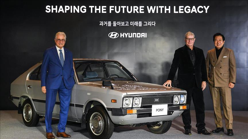 Hyundai ve Tasarımcı Giorgetto Giugiaro'dan, Pony Coupe konsepti için iş birliği