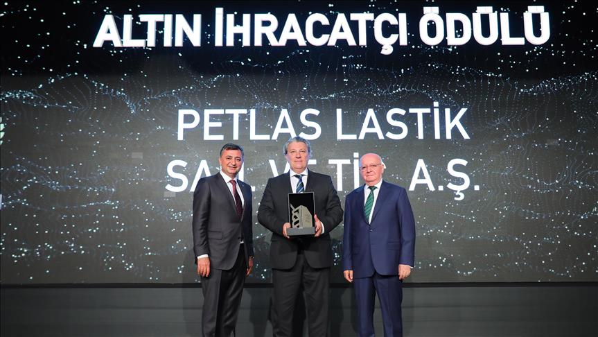 Lastik sektörünün ihracat şampiyonu Petlas oldu