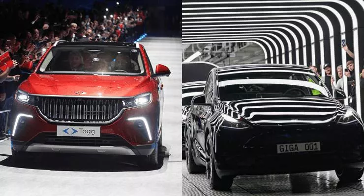 Togg ile Tesla'nın rekabeti başlıyor