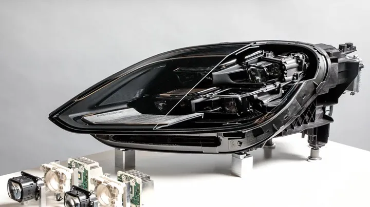 Porsche'nin 600 metreye kadar aydınlatma sunan far teknolojisi geceyi gündüze çevirecek