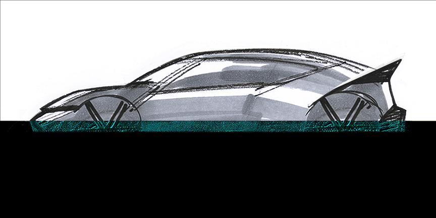 Hyundai, Concept THREE otomobilinin ilk çizimini paylaştı