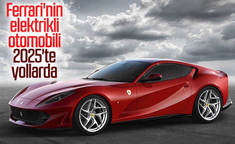 Ferrari'nin ilk elektrikli modeli yakında tanıtılacak