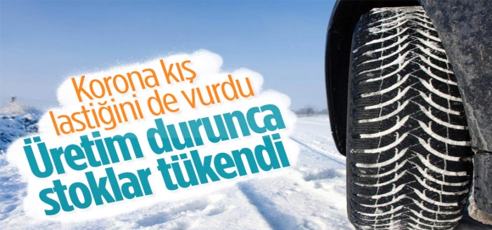 Koronavirüs, kış lastiği üretimini de vurdu