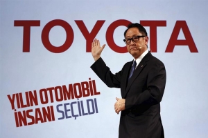 Toyota CEO'su Akio Toyoda, yılın otomobil insanı seçildi