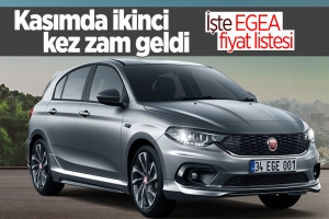 Kasım ayı bitmeden Fiat Egea modellerine yine zam geldi: İşte fiyat listesi