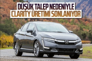 Honda, düşük talep nedeniyle Clarity üretimini sonlandırıyor