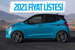 Hyundai i10 2021 fiyat listesi