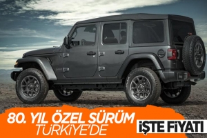 Jeep Wrangler’ın 80’inci yıl özel versiyonu Türkiye’de