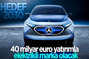 Mercedes, 40 milyar euro yatırımla tamamen elektrikliye geçiyor