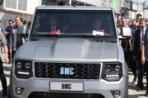 BMC'nin yerli üretim SUV'u Tulga fuarda sergilendi