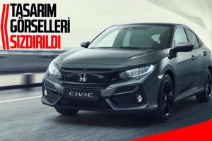 Yeni Honda Civic'in tasarım görselleri sızdırıldı
