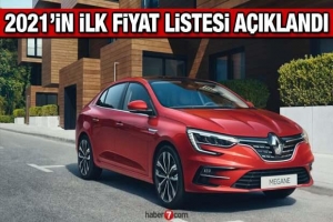 Renault 2021 yılının ilk güncel fiyat listesini açıkladı! Yeni Symbol Clio Megane fiyatları