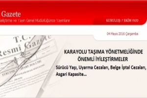 Karayolu Taşıma Yönetmeliğinde Önemli İyileştirmeler!