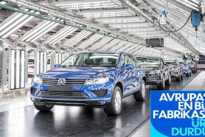 Avrupa'daki en büyük Volkswagen fabrikasında üretim durdu