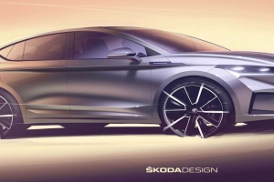 Skoda Enyaq Coupe iV Teaser'larına yakın markaj yapıyoruz