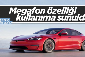 Tesla, megafon özelliğini otomobillerine sunmaya başladı