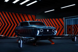 Renault'un '4L' modeli hava aracı olarak yeniden tasarlandı