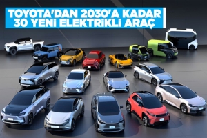 Toyota, 2030'a kadar 30 yeni elektrikli araç tanıtacak