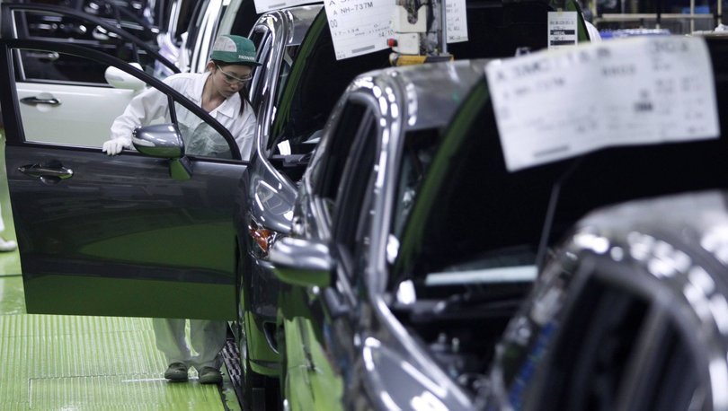 Japon firmaların otomobil üretiminde düşüş