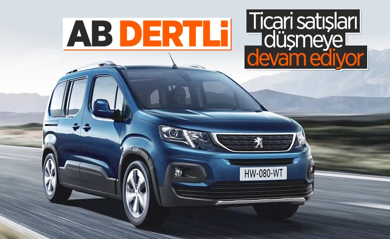 AB'de ticari araç satışları sert düştü