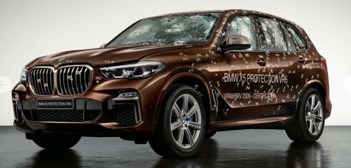 3,5 tonluk Zırhlı BMW: Deposu bile özel kasa içinde
