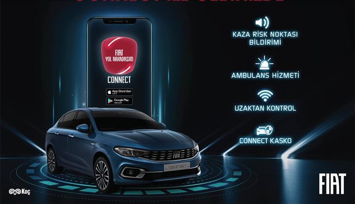 Fiat Yol Arkadaşım Connect'e araç içinden yakıt ödeme özelliği eklendi
