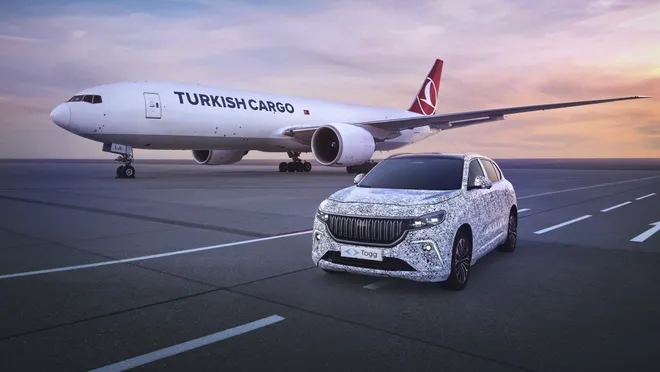 Turkish Cargo, Togg’u Arjantin’e taşıdı