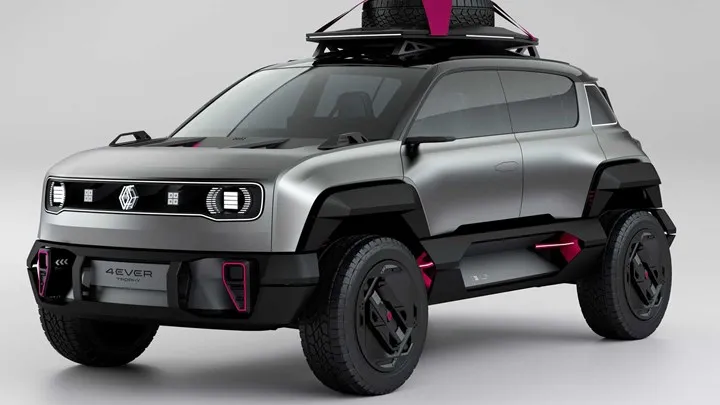 Renault, elektrikli B-SUV konseptini tanıttı: İşte yeni 4ever Trophy!