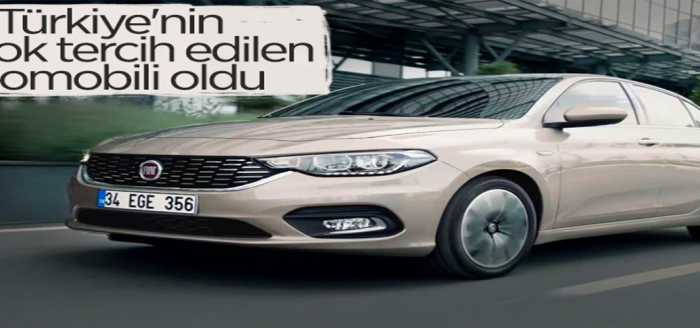 Türkiye'nin en çok tercih edilen otomobili Fiat Egea oldu