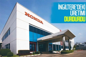 Honda, tedarik sorunları nedeniyle İngiltere'deki üretimi geçici olarak durdurdu