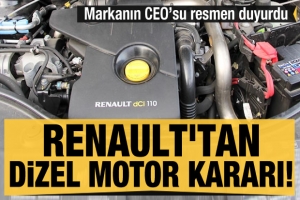 Renault'tan dizel motor kararı! Mecbur kalıp gözden çıkardılar