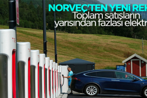 Norveç'ten yeni rekor: Satılan araçların yüzde 84'ü elektrikli