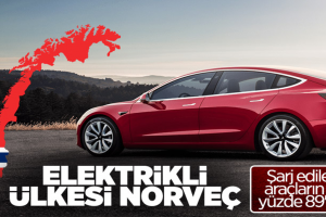 Norveç'te elektrikli araçların payı yüzde 89'a çıktı