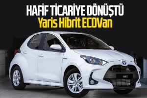 Toyota Yaris hafif ticariye dönüştü: Yaris Hibrit ECOVan